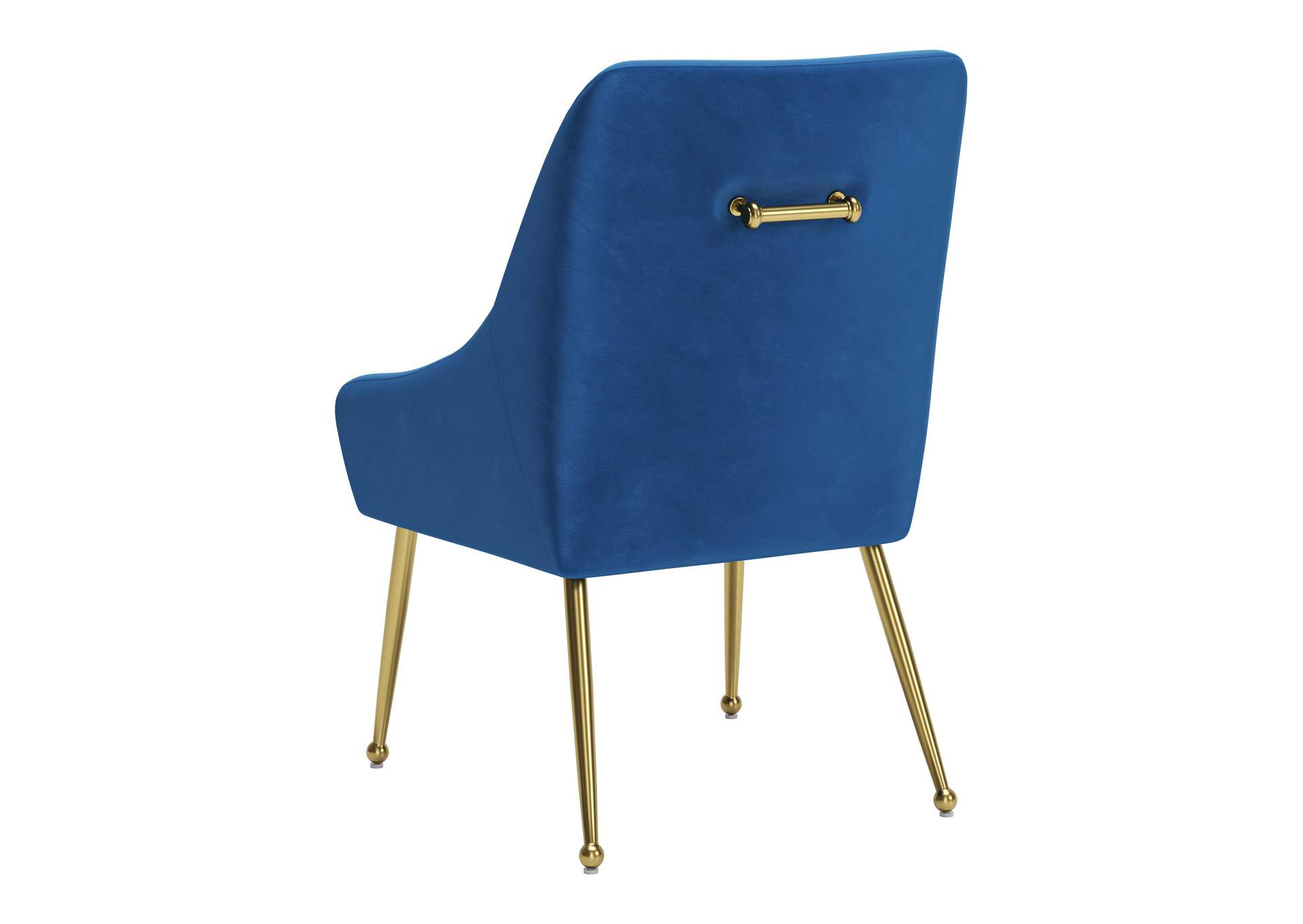 Maxine Dining Chair Navy Blue & Gold image 8