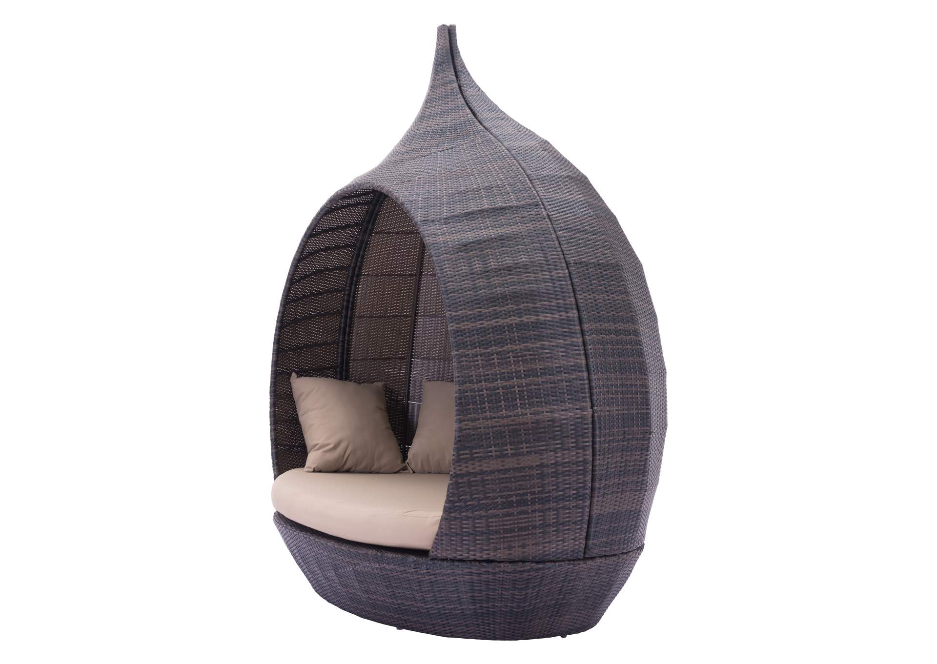 Martinique Outdoor Beach Daybed Brown & Beige image 8