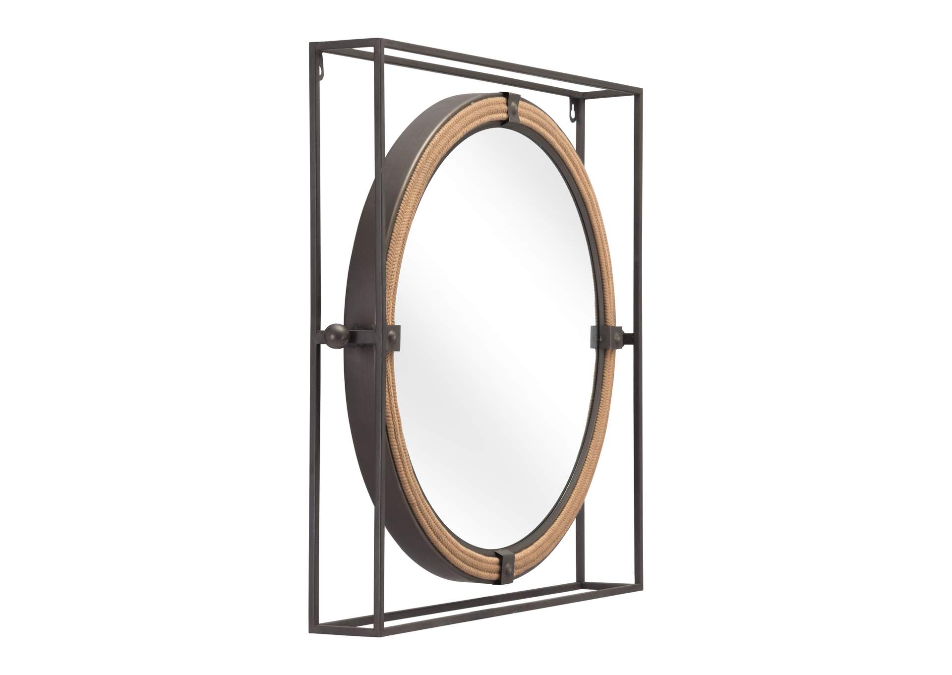 Capell Mirror Antique Gray image 4